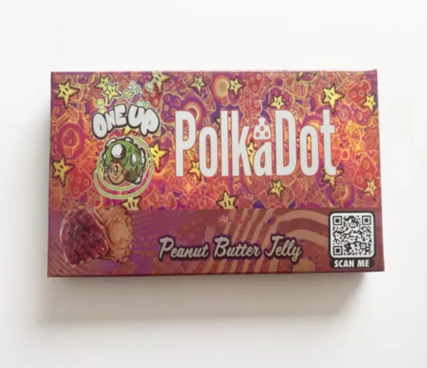 Polkadot Peanut Butter Jelly Chocolate Bar